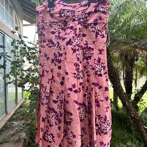 Express Pink and Purple Floral Dress